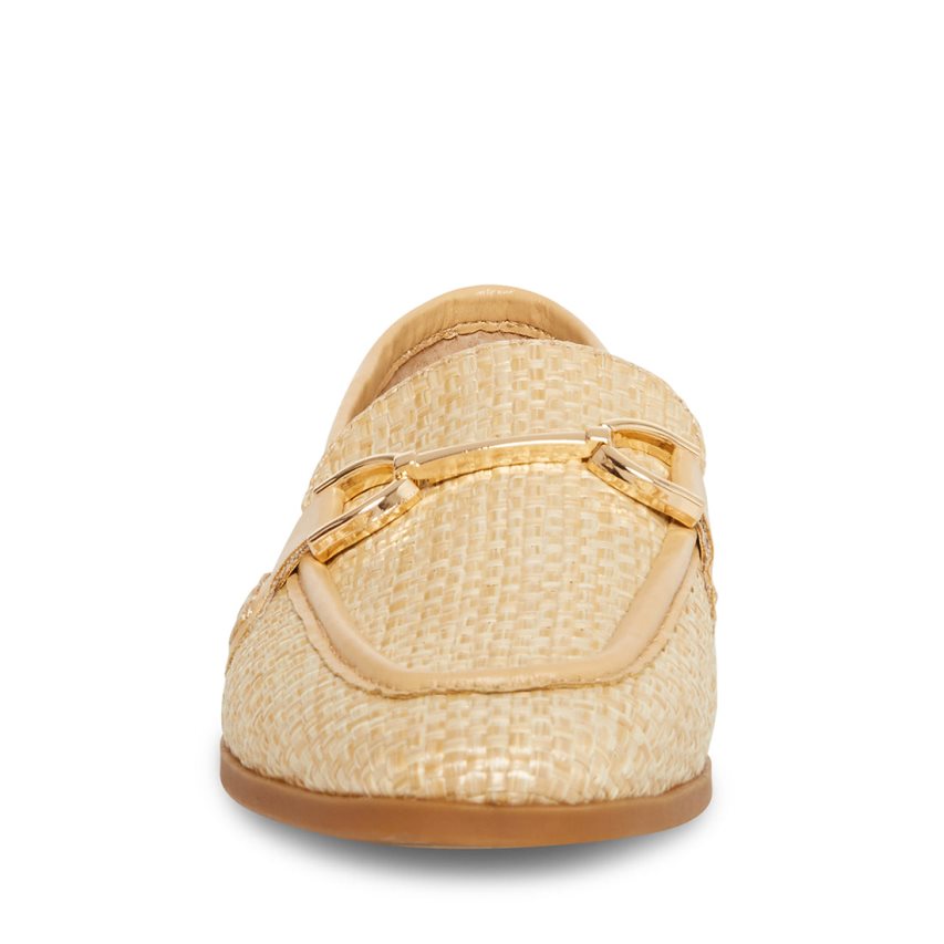 Loafers Steve Madden Carrine Raffia Mujer Beige | ES PW6431